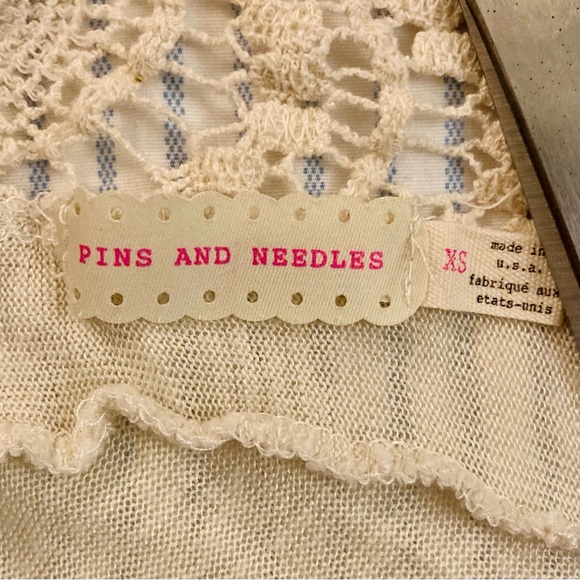 Urban Outfitters: Pins and Needles “Crochet Back Inset Cardigan” - Picture 10 of 11
